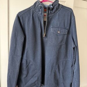 Fat Face Men's Navy Half-Zip Jacket